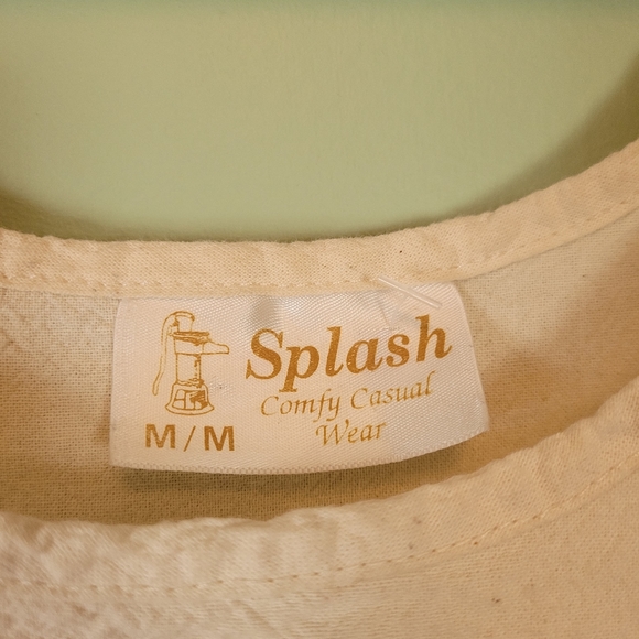 Vintage cream cotton tank top - Picture 5 of 9